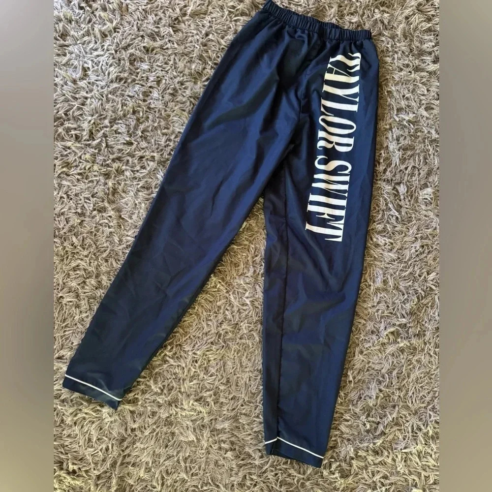 Taylor Swift Eras Tour Lightweight Navy Blue Pants Women Size Small
